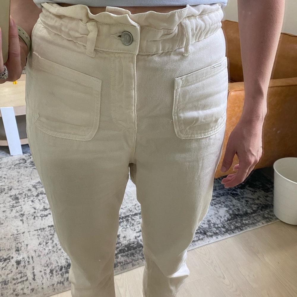 Zara paper bag pants size 2